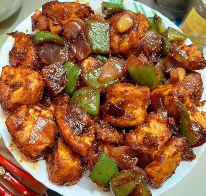 Paneer Chilly (Served with 3 Roti