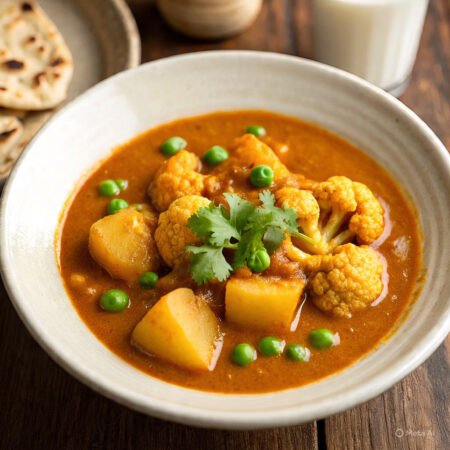 Mini Veg Thali - Mix Veg (Served with 3Paratha/4Chapati