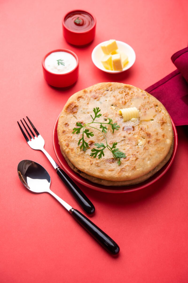 Aloo Paratha (2PC) Served with Dahi