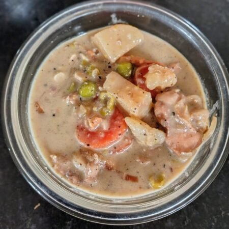 Chicken Stew With flaky Parathas(2 PC)