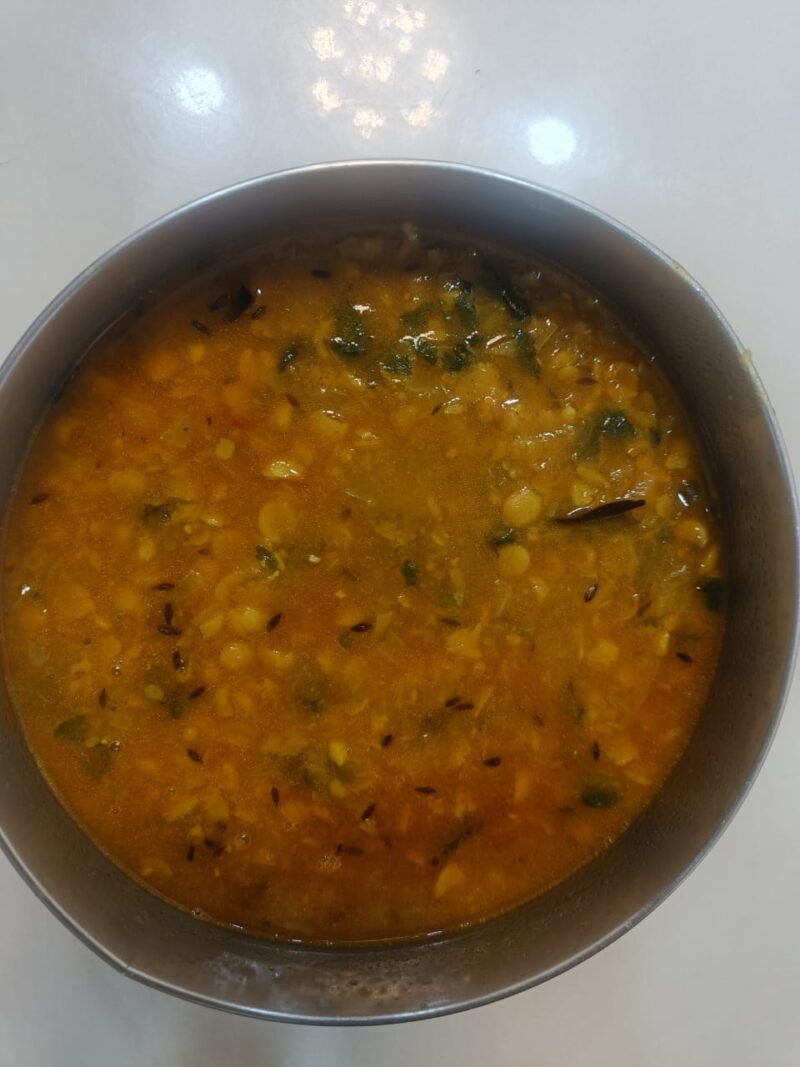 Dal tadka + (Served with 3 Parathe/4Roti)