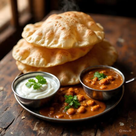 Poori Masala Chhole Combo delight 10 Pooris