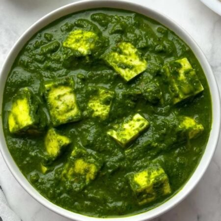 Palak Paneer with 3 chapatis
