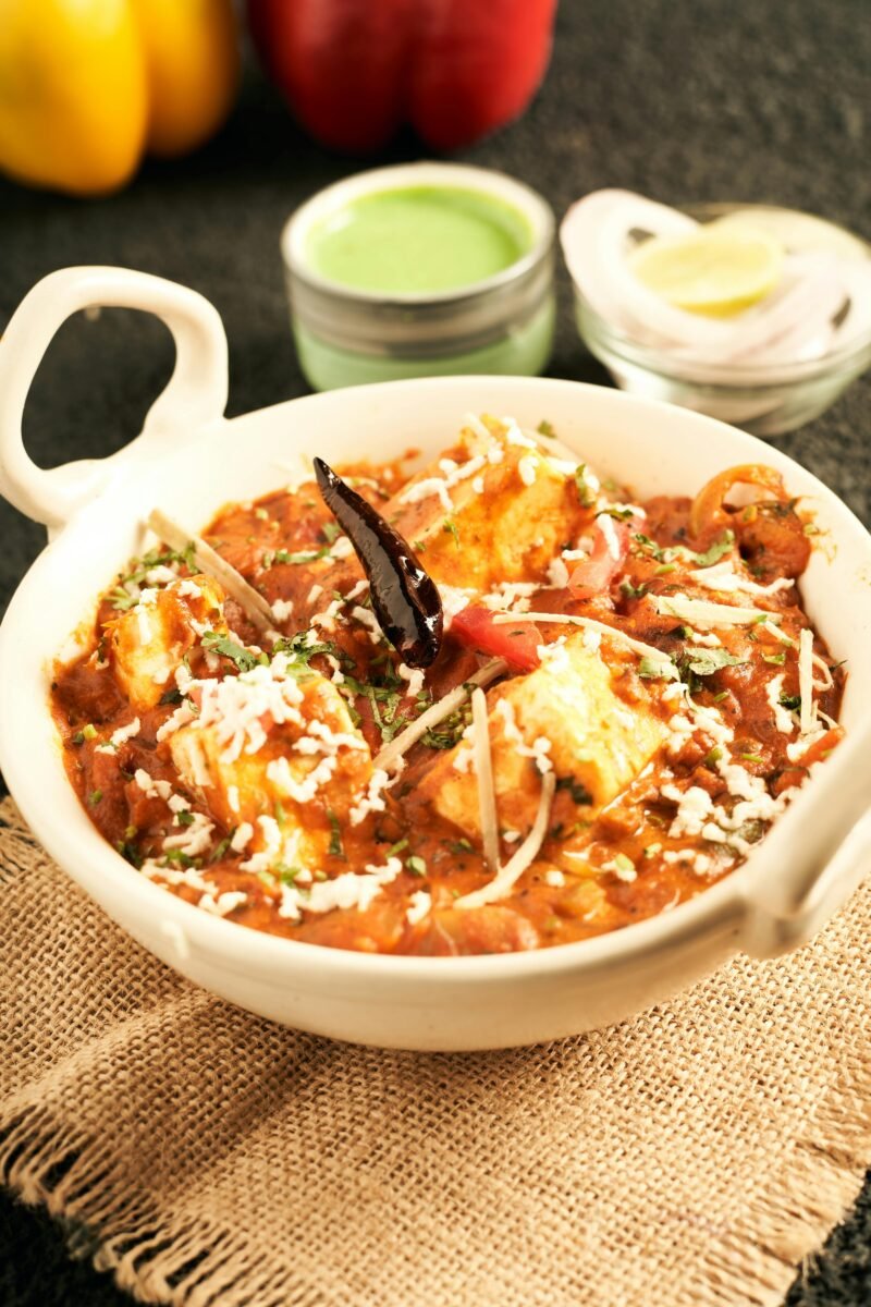 Dal and Paneer Masala with Rice