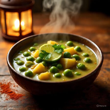 Aloo Matar Combo( Served with Paratha or Rice)