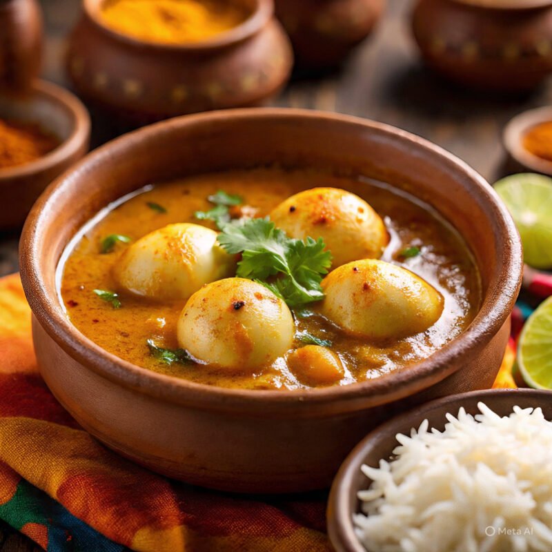 Egg Thali (Egg 2PC + Rice)