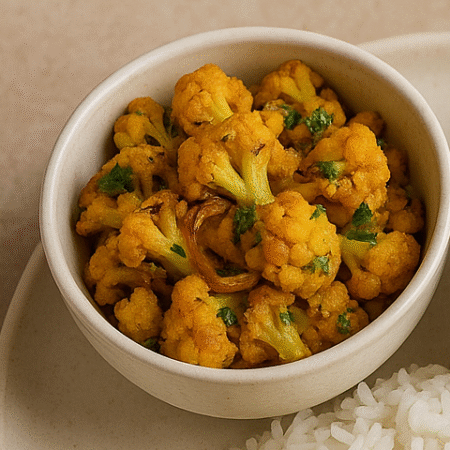 Gobhi Fry with 3 Chapati