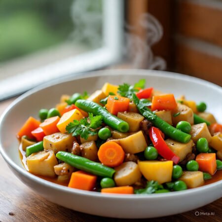 French Beans combo(Served with Rice or Paratha)