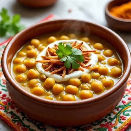 kabuli Chhole Medium (Served with 3 Chapatis)