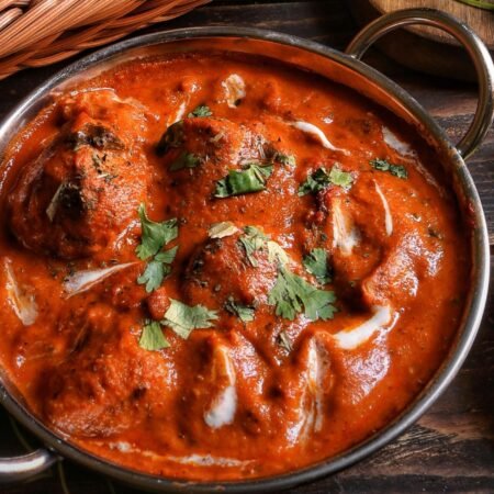 Soya Chap Masala with 3 Lachha Paratha - Weekend Special