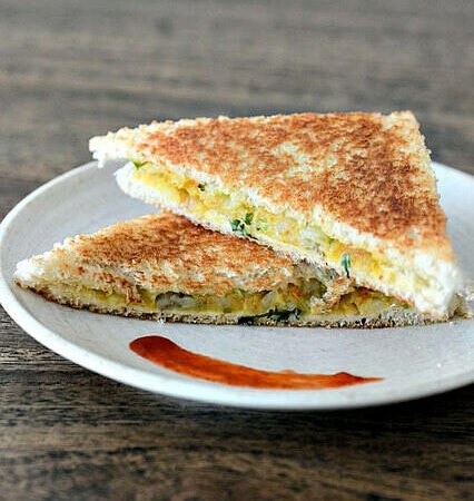 Aloo Cheese Masala Sandwich(4PC)