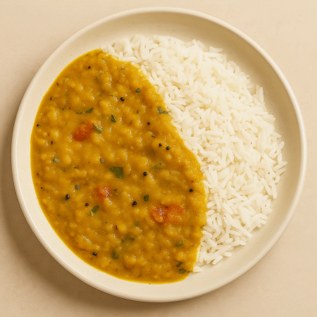 Mix Daal with Steamed Basmati Rice