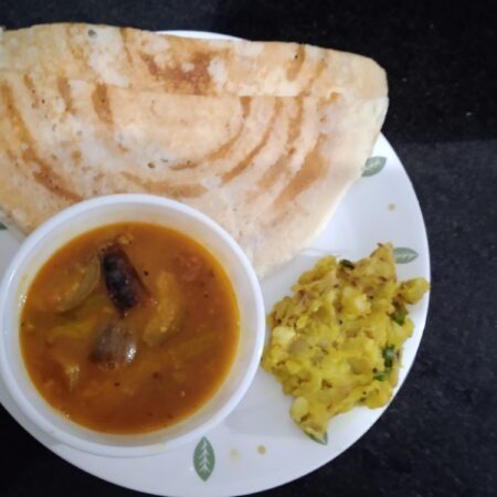 Dosa (2) with Sambhar +  Masala