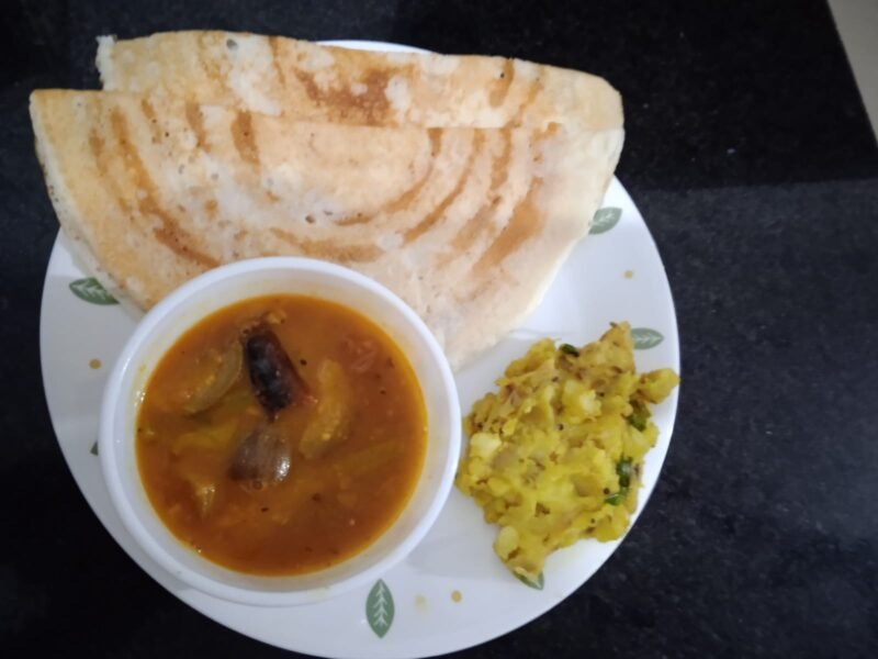 Dosa (2) with Sambhar +  Masala