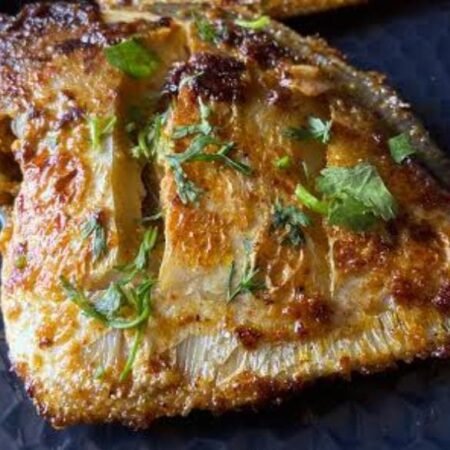 Pomphret Masala Tava Fry - 1 medium piece