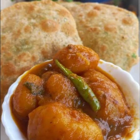 Kachori (4pc) and Aalur Dam