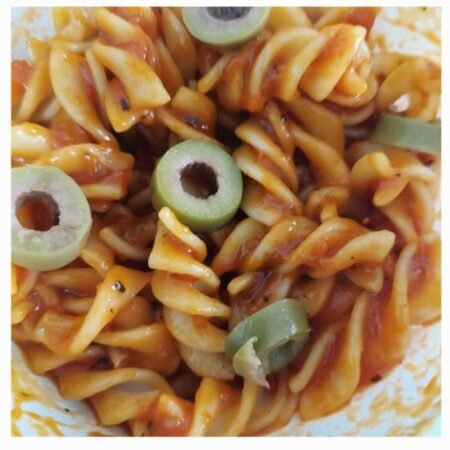 Veg Pasta in Pink sauce (Italian Fussili)
